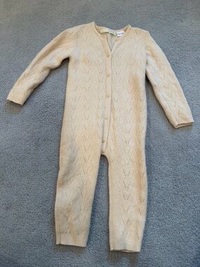 Zara baby Cream Knit Baby One-Piece Romper